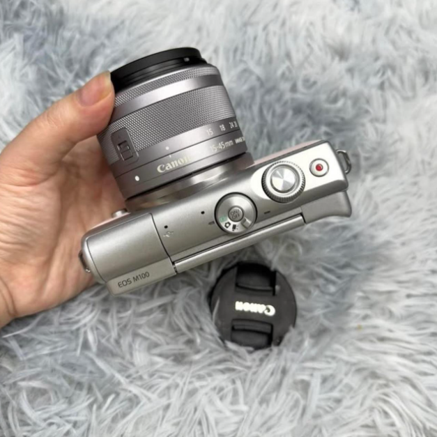 Camera Can EOS M100 Grey Cameras-And-Accessories
