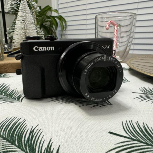 Camera Can G7X Mark II PowerShot Black Cameras-and-accessories