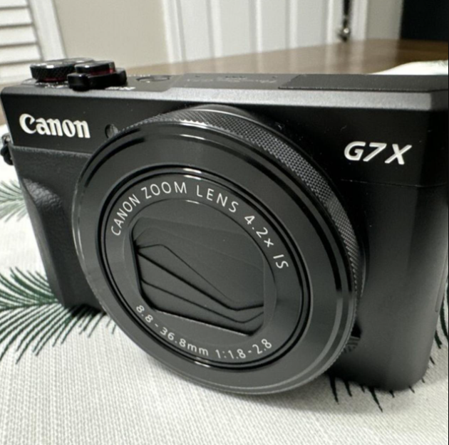Camera Can G7X Mark II PowerShot Black Cameras-and-accessories