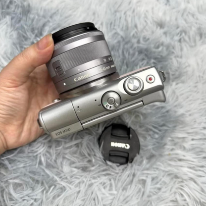Camera Can EOS M100 Grey Cameras-And-Accessories