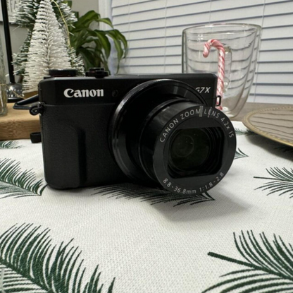 Camera Can G7X Mark II PowerShot Black Cameras-and-accessories